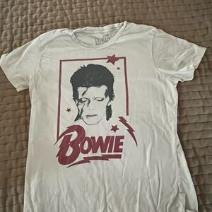 White Bowie Graphic Tee